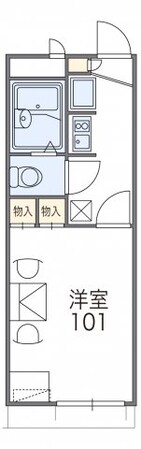 レオパレス輝Ⅱの物件間取画像